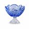 Фруктовница на ножке Bohemia Flora Blue 285 мм (6KG79 72S96 285 M)