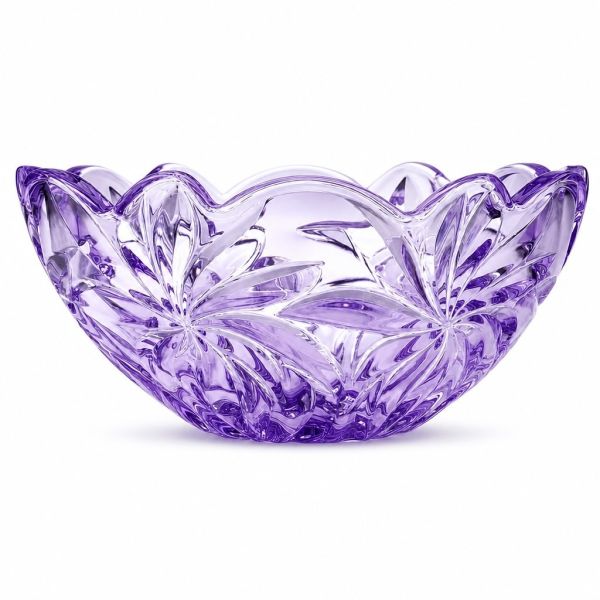 Фруктовница Bohemia Flora Amethyst 280 мм (6KG79 72T30 280)