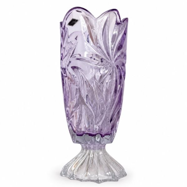 Ваза на ножке Bohemia Flora Amethyst 365 мм (8KH29 72T30 365 F)