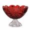 Фруктовница на ножке Bohemia Flora Red 285 мм (6KG79 72T62 285 R)