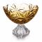 Фруктовница на ножке Bohemia Flora Amber 285 мм (6KG79 72W13 285 H)