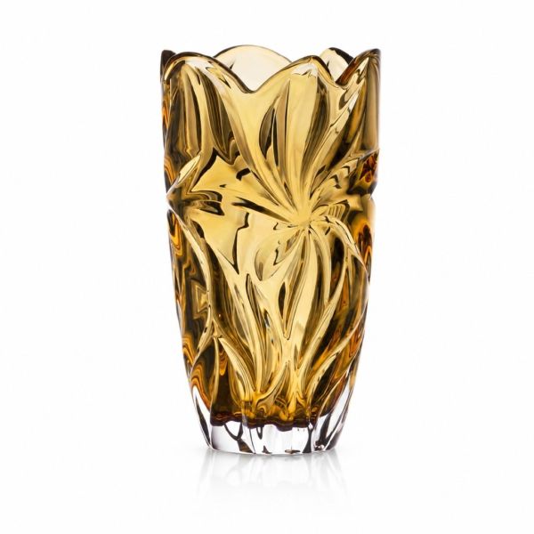 Ваза для цветов Bohemia Flora Amber 280 мм (8KH29 72W13 280 H)