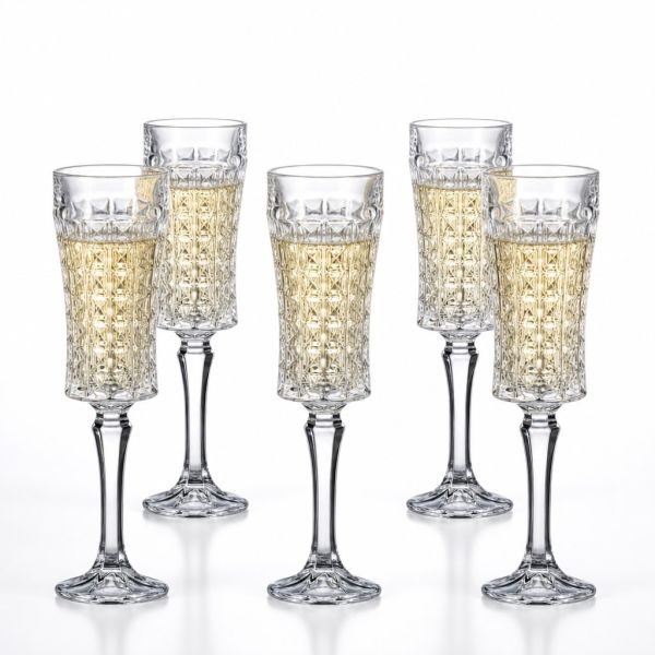 Набір келихів для шампанського Bohemia Diamond 120 мл, 6 шт (1KD27 99T41 120)