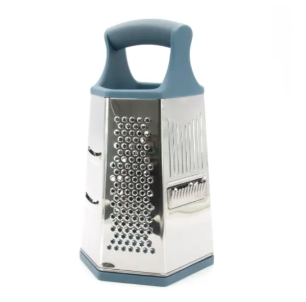 Терка шестигранная с поддоном Lessner Sky Blue (10097)