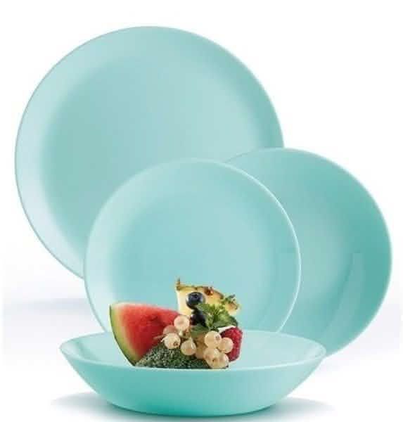 Столовий сервіз LUMINARC DIWALI LIGHT TURQUOISE 18 пр. (P2963)