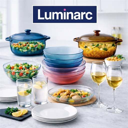 Посуд Luminarc — міцний скляний посуд для дому та кухні